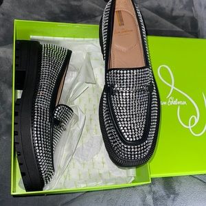 Sam Edelman - Laurs Glitz Loafers in black